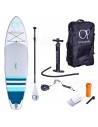 Ocean Pacific Malibu All Round Inflatable Paddle Board White/Grey/Teal