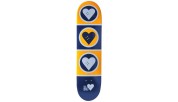 Heart Supply Squad Skateboard Deck Yellow 7.75"