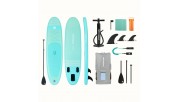 Retrospec Weekender SL 10 'Inflatable Paddle Board Seafoam Stripes