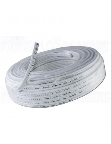 SPEAKERS CABLE CVS10C - OFC  2x1.0mm² - white sheath