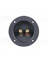 Binding post Terminal T82 Round plate Wire Gold- Ø82 mm
