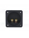Binding post Terminal T80 Round plate Wire Gold- Ø80 mm
