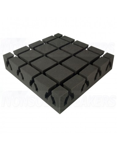 Audaphon Absorber / Bass Traps - sound absorbers PUR foam 40x40x8 cm