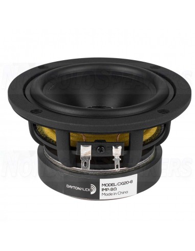 Dayton Audio CX120-8 4" Coaxial Driver with 3/4" Silk Dome Tweeter 8 Ohm
