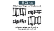 IsoAcoustics ISO-130 Speaker Isolation Stand adjustable Pair