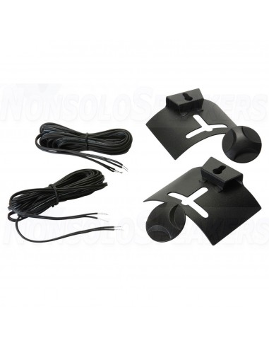 Dayton Audio SAT-BK 3-3/4" 2-Way Satellite Speaker Pair Black
