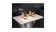Dayton Audio SBPP-BK Binding Post Plate Silver Anodized