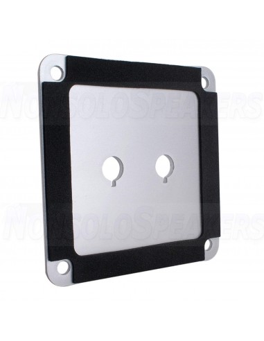 Dayton Audio SBPP-BK Binding Post Plate Silver Anodized
