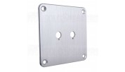 Dayton Audio SBPP-BK Binding Post Plate Silver Anodized