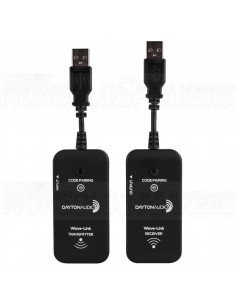 Dayton Audio Wave-Link WLS System 2.4 GHz Full Range Wireless Audio Transmitter & Receiver System 2