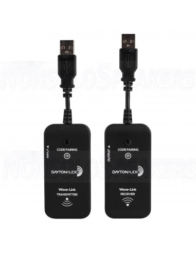Dayton Audio Wave-Link WLS System 2.4 GHz Full Range Wireless Audio Transmitter & Receiver System