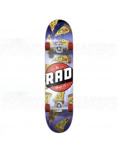 RAD Logo Progressive Complete Skateboard Galaxy Pizza 8"