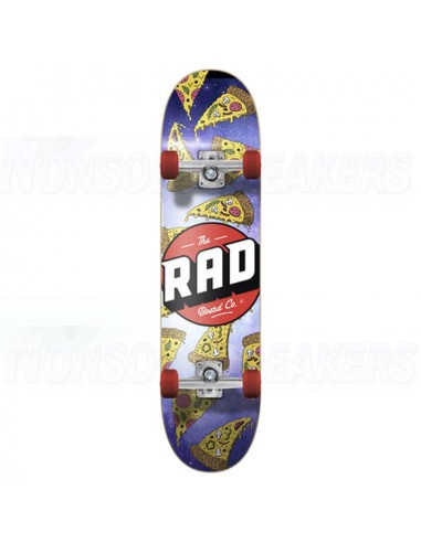 RAD Logo Progressive Complete Skateboard Galaxy Pizza 8"