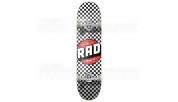RAD Checkers Progressive Complete Skateboard Black/White 7.75"