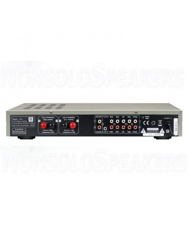 Block Audio V-250 Amplifier 2 channel silver