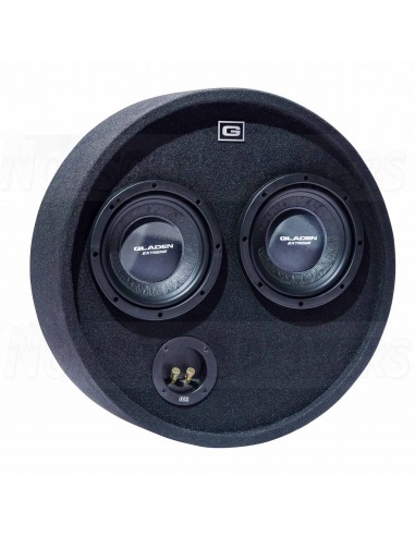 Gladen RS 08 RB Dual 2 x 20cm spare wheel subwoofer