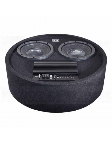 Gladen RS 08 RB Dual Active 2 x 20cm spare wheel subwoofer