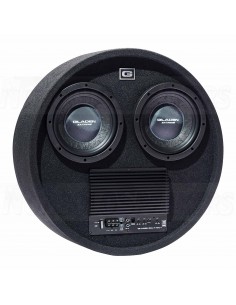 Gladen RS 08 RB Dual Active 2 x 20cm spare wheel subwoofer 2