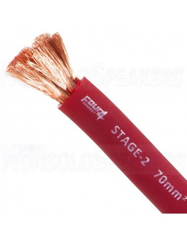 FOUR Connect 4-800219 STAGE2 70mm2 OFC Power Cable Red 18m