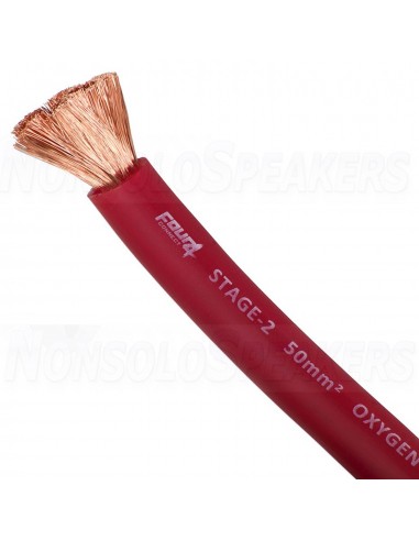 FOUR Connect 4-800217 STAGE2 50mm2 OFC Power Cable Red 20m
