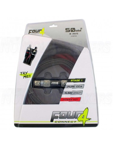 FOUR Connect 4-PKIT50 Amplifier Wiring Kit 50mm2