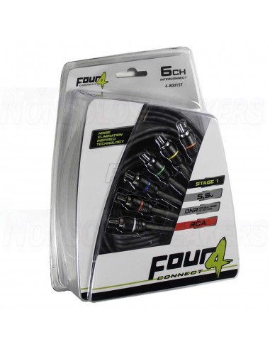 FOUR Connect 4-800151 STAGE1 RCA-Cable 5.5m, 6ch