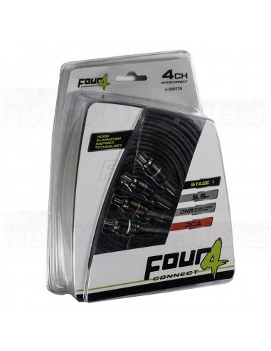 FOUR Connect 4-800151 STAGE1 RCA-Cable 5.5m, 4ch