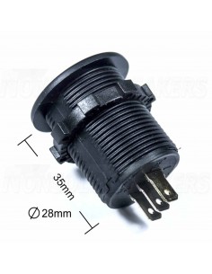 FOUR Connect 4-600155 Voltmeter/Ammeter 12/24V 2