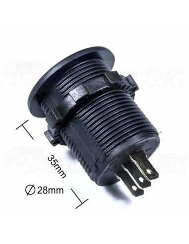 FOUR Connect 4-600155 Voltmeter/Ammeter 12/24V