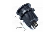FOUR Connect 4-600155 Voltmeter/Ammeter 12/24V