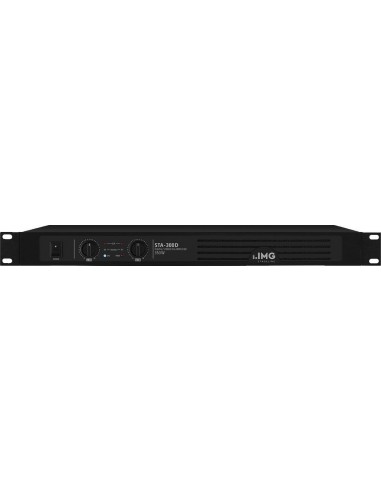 MONACOR STA-300D 1U PA-D amplifier 2x100W