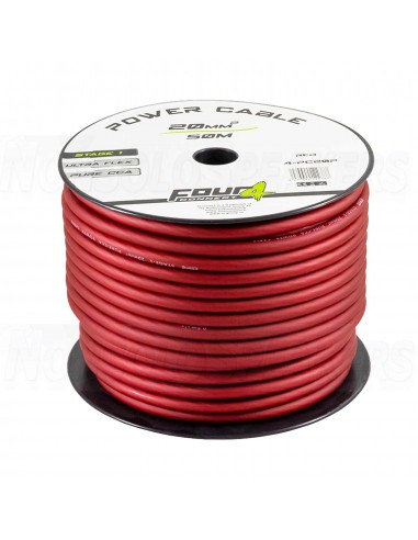 FOUR Connect 4-PC20P Power Cable 20mm2 Red 1 mt