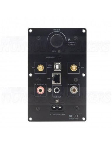 Luxus Audio SD040WB - 2x40W @ 4ohm Class D amplifier with Wi-Fi, Bluetooth, USB and AUX