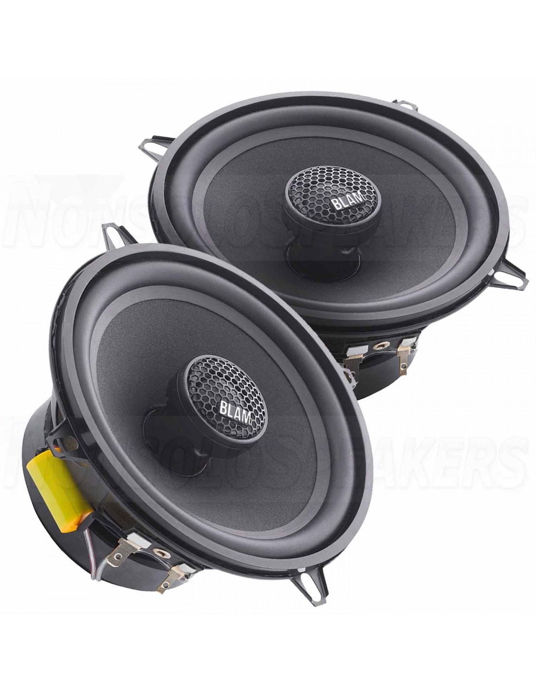 Pair Massive Audio FX4 200 Watt 4" 2-Way Coaxial Car Audio Speakers W/ Grilles 