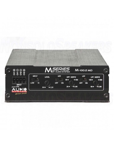 AUDIO SYSTEM M-100.2 MD 2 channel amplifier