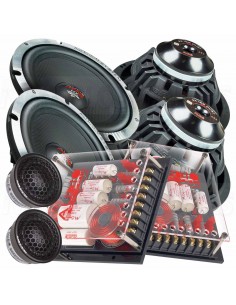 Audio System HX 165 DUST-4 EVO 3 - 2 way kit (4 woofer)