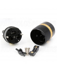 VIBORG VF520G - 24K Gold IEC connector 20A/125V 16A/250V 2