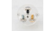 Viborg VF503R IEC connector 15A/125V 10A/250V rhodium-plated