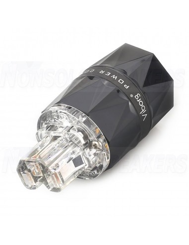 Viborg VF503R IEC connector 15A/125V 10A/250V rhodium-plated