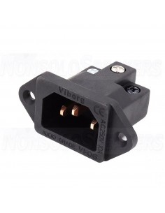 Viborg VI-06BC - Panel mount IEC connector Copper 99.995%