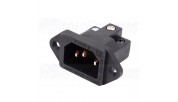 Viborg VI-06BC - Panel mount IEC connector Copper 99.995%