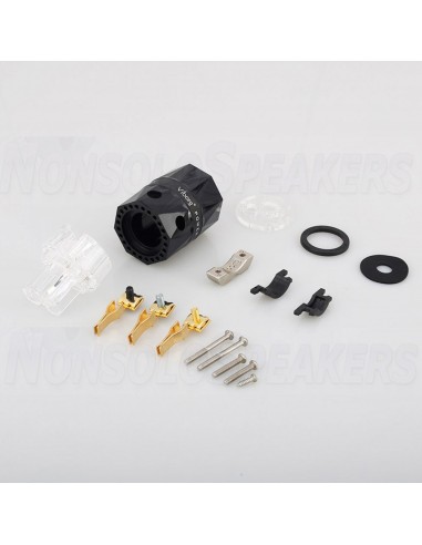 Viborg VF503G 15A/125V 10A/250V IEC Connector Diamond Golden