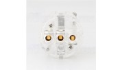 Viborg VE503R - Schuko 16A/250V Copper Rhodium Diamond body