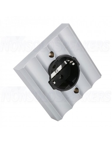 Viborg VE02R Wall Schuko in copper + aluminum plate
