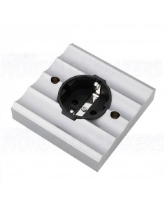 Viborg VE02R Wall Schuko in copper + aluminum plate 2