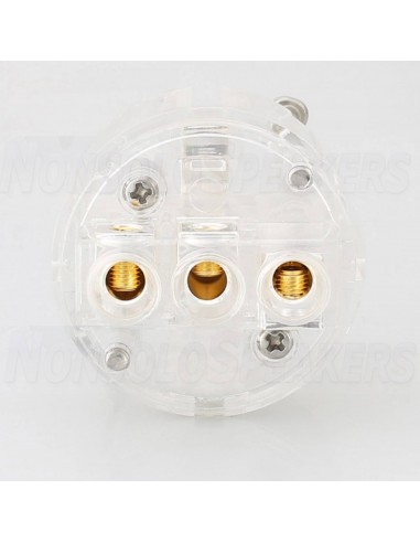 Viborg VE503s - Schuko 20mm 16A/250V Silver Copper Diamond body