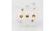 Viborg VE503s - Schuko 20mm 16A/250V Silver Copper Diamond body