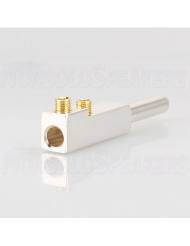 Viborg VE503s - Schuko 20mm 16A/250V Silver Copper Diamond body