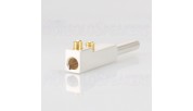 Viborg VE503s - Schuko 20mm 16A/250V Silver Copper Diamond body