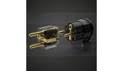 Viborg Audio LE505G - 90 ° Schuko connector 16A/250V - Gold plated